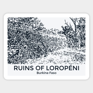 Ruins of Loropéni - Burkina Faso Sticker